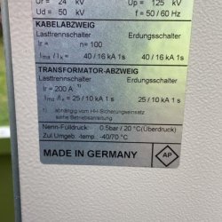 Medium Voltage Switchgear Siemens Type 8DJ20.2 | Siemens